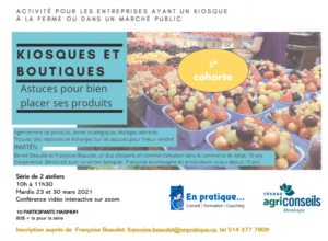 Ateliers kiosque / boutique